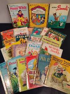 lot 21 image: Lot of Little Golden Books