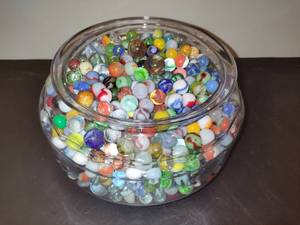 Large Bowl of Marbles