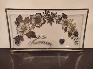 lot 52 image: 25th Anniversary Rockwell Sterling Silver Plate