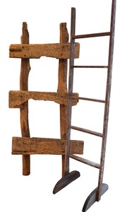 lot 172 image: Lovely Vintage Ladders  Rustic Decor