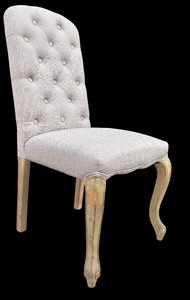lot 134 image: Lovely Detailed Gray Accent Chair