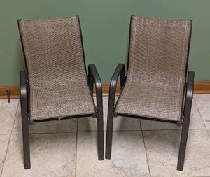 lot 108 image: Pair of Childrens Patio Chairs