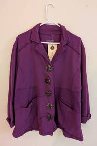 lot 156 image: New Neon Buddha Womens Button Up Jacket