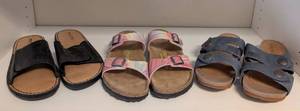 lot 157 image: Three Pairs of Womens Size 10 Sandals