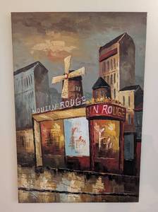 lot 158 image: Moulin Rouge Canvas Print
