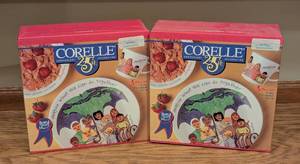 lot 84 image: Pair of Corelle 25th Anniversary Childs Dish Sets