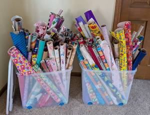 lot 93 image: Large Variety of Wrapping Paper