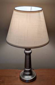 lot 77 image: Petite Silver Table Lamp