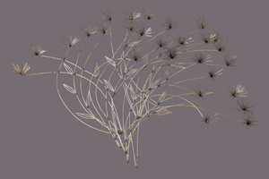 lot 36 image: Curtis Jere Brass Pom Pom Wall Sculpture
