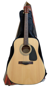 lot 35 image: Fender Natural Wood Acoustic Guitar