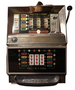 lot 5A image: Vintage Bally Slot Machine