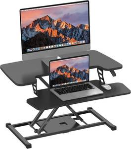 lot 20 image: Sanodesk Height Adjustable 32 Standing Desk Converter