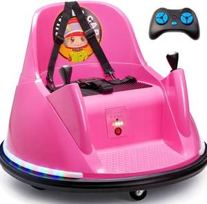 lot 22 image: Zupapa 12V Bumper Car for Toddlers