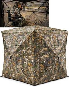 lot 33 image: Hunting Blind 300D See-Through Grounds Blind