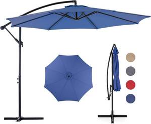 lot 37 image: Sweetcrispy 9.8 Feet Offset Patio Umbrella