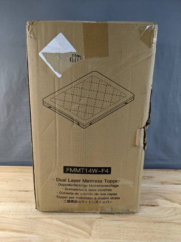 lot 103 image: Brand New 4 Dual Layer Mattress Topper, Full Size Z