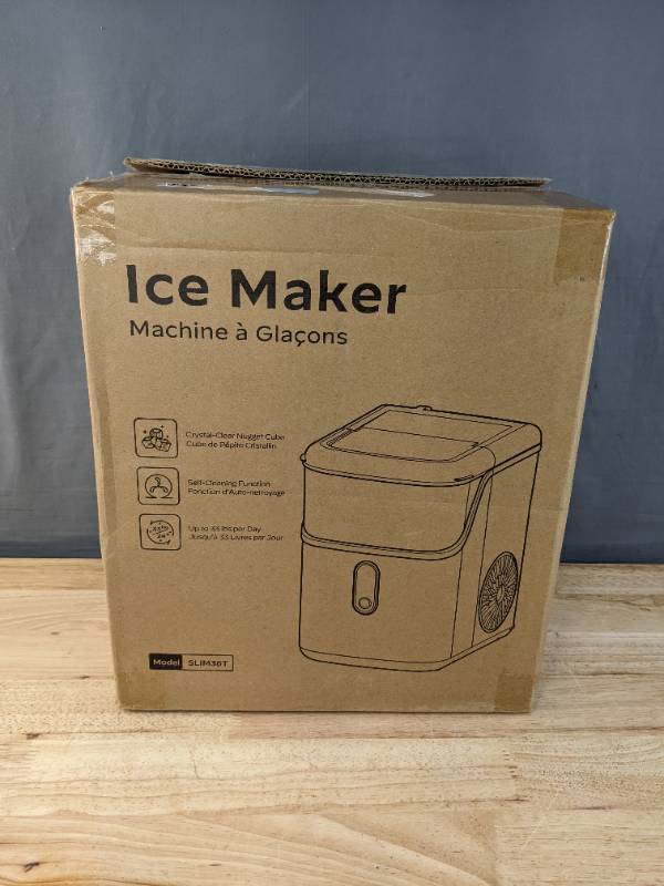 lot 55 image: Slim Countertop Nugget Ice Maker Z