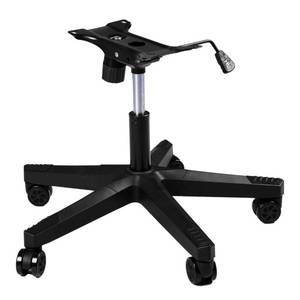 lot 104 image: New Frassie 28 inch Nylon Gaming Chair Base Replacement with Bottom Plate Stand Cylinder, 5 Casters (Black) $79.99 Retail B
