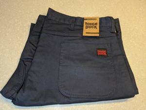 lot 439 image: New Mens Tough Duck Cargo Shorts Navy Size 42W M