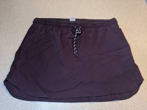 lot 449 image: New Womens Members Mark Woven Trek Skort Deep Purple Size XL M