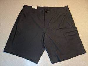 lot 451 image: New Mens Zeroxposur Travel Shorts Utility Zip Pocket Slate Size 40 $70 Retail M