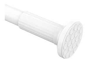 lot 125 image: Brand New Umimile Tension Curtain Rod, 51-86 inches White $44.99 Retail N