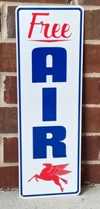 lot 1H image: Brand New Mobil Free Air Aluminum 15.7 Sign N