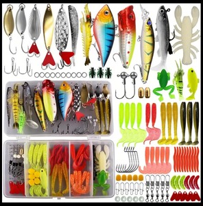 lot 2H image: Brand New 99 Piece Fishing Lure Set N