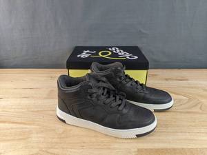 lot 300 image: Brand New Art Class Nash Boots Boys Shoes Size 5 Black with White N