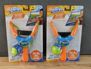 lot 32 image: 2 Brand New Nerf Super Soaker Sling N Soak N