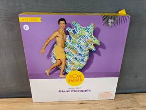 lot 309 image: Brand New Sun Squad Giant Pineapple Pool Inflatable N