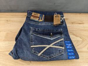 lot 11F image: Brand New T.K. Axel Slim Boot Stretch Jeans Mens Size 38x30 $59 Retail N