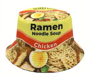 lot 44A image: Brand New Ramen Chicken Noodle Soup Bucket Hat OSFM N