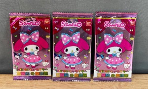 lot 9B image: 3 New Packs of 2014 Ban Dai Sanrio Hello Kitty Trading Cards - 5 cards each N