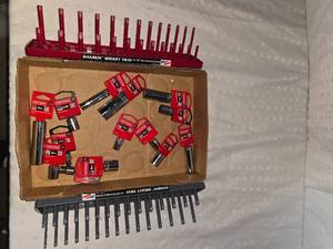 lot 53 image: New 38 socket holders and sockets