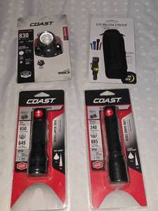 lot 73 image: Coast flash lights and flashlight holster