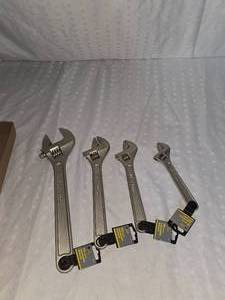 lot 79 image: adjustable cresent wrenchs all 4