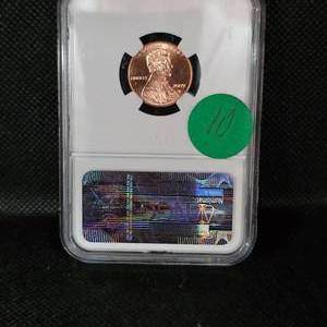 lot 10 image: 2009 D, One Cent Presidency  NGC MS 66 RD