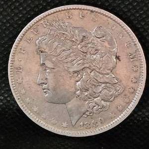 lot 13 image: 1889 Morgan Silver Dollar