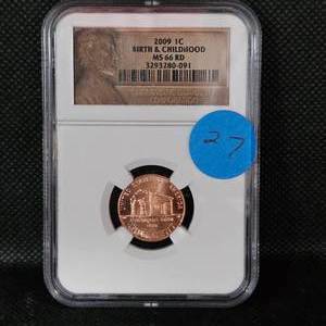 lot 27 image: 2009 1 C Birth and Childhood, NGC 66RD