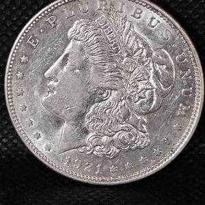 lot 49 image: 1921 Morgan Silver Dollar AU