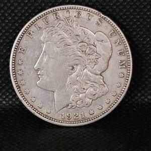 lot 58 image: 1921 Morgan Silver Dollar