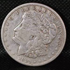 lot 59 image: 1921 Morgan Silver Dollar