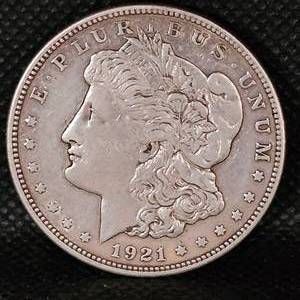 lot 84 image: 1921 Morgan Silver Dollar