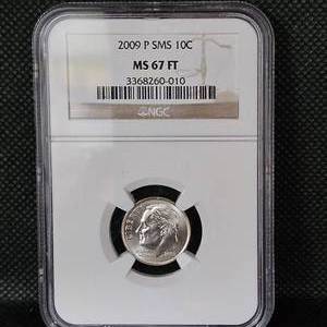 lot 94 image: 2009 P SMS 10C MS 67 FT