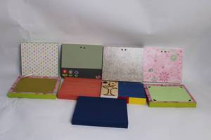 lot 26 image: Lot of 9 Decorative Blank Wooden Plaques - Various Designs