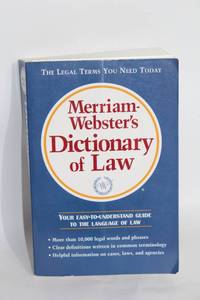 lot 119 image: Merriam-Websters Dictionary of Law