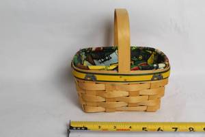 lot A-219 image: Longaberger Handmade Basket with John Deere Liner