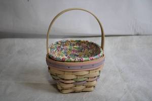 lot A-222 image: Longaberger Handwoven Basket with Liner - Century Celebration Edition