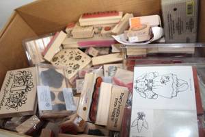 lot 331 image: Collection of Rubber Stamps and Clear Stamps for Crafting